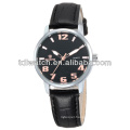 SKONE 9330 big leather strap watches Japan movt